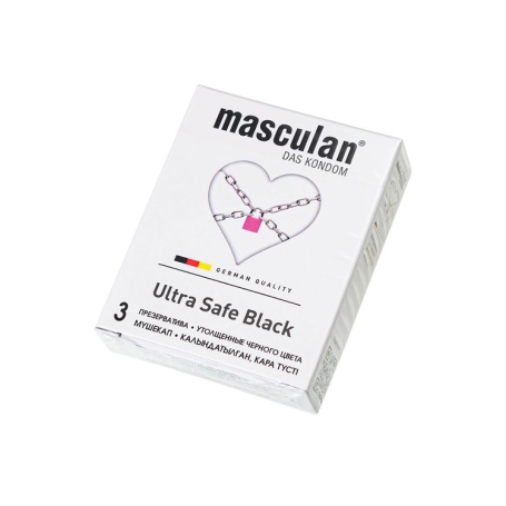 Презервативы Masculan Ultra Safe Black